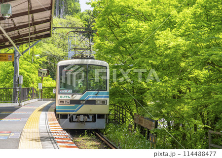 叡山電車 貴船口駅 ホーム 叡山電車 貴船口駅 ホーム 114488477