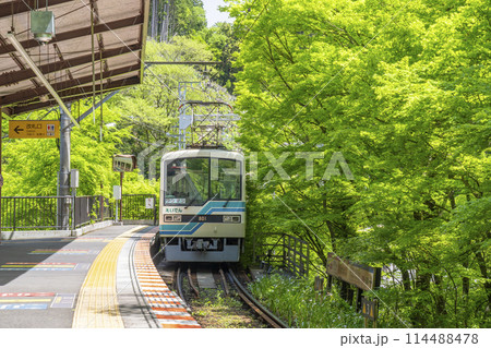 叡山電車 貴船口駅 ホーム 叡山電車 貴船口駅 ホーム 114488478
