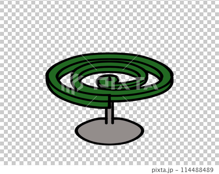 Mosquito coil illustration material 114488489