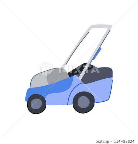 green lawn mower cartoon vector illustration green lawn mower cartoon vector illustration 114488824