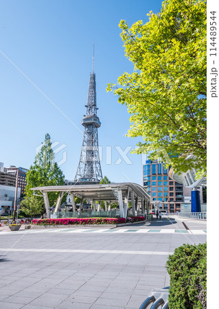 中部電力ミライタワーを見る風景 中部電力ミライタワーを見る風景 114489544
