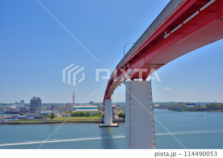 中の島大橋　恋人の聖地　海　港 114490053