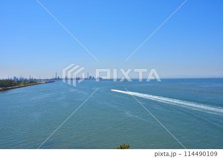 中の島大橋 恋人の聖地 海 港 中の島大橋 恋人の聖地 海 港 114490109