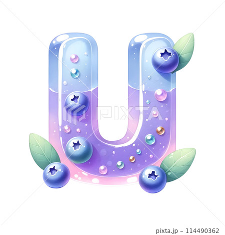3d letter U 114490362