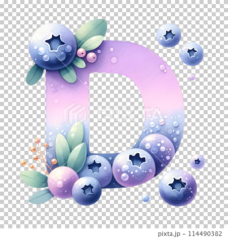 3D letter D 114490382