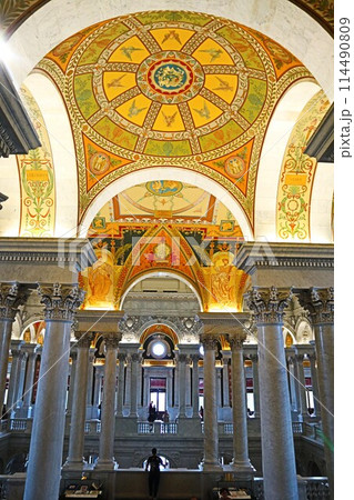 アメリカ議会図書館の内部 アメリカ議会図書館の内部 114490809