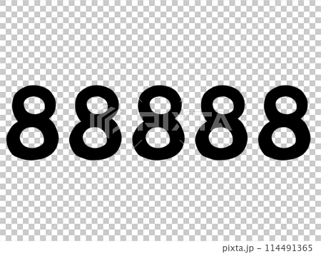 888 internet term applause mark / hand-drawn illustration 888 internet term applause mark / hand-drawn illustration 114491365