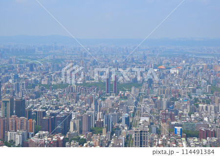 都市風景　台北市　展望　台北101より 114491384