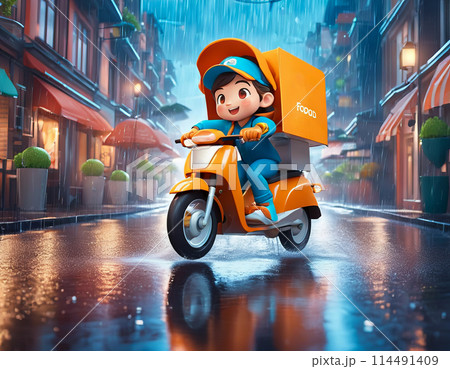 Fast food delivery Fast food delivery 114491409