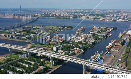 Aerial view of St. Petersburg city Aerial view of St. Petersburg city 114491783