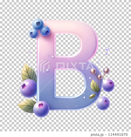 3d letter B 114491870