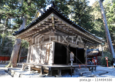 世界遺産 日光二荒山神社 神苑 神輿舎 世界遺産 日光二荒山神社 神苑 神輿舎 114494380