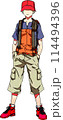 カジュアルハイキングの服装 114494396