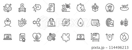 Icons pack as Chromium mineral, Recovered person and Cogwheel line icons for app include Chemical formula, Social responsibility, Swipe up outline thin icon web set. Puzzle, Oil serum. Vector Icons pack as Chromium mineral, Recovered person and Cogwheel line icons for app include Chemical formula, Social responsibility, Swipe up outline thin icon web set. Puzzle, Oil serum. Vector 114496213