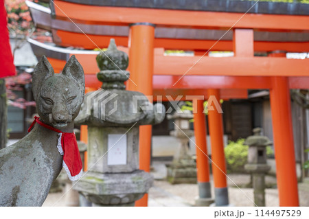 薬師寺孫太郎稲荷神社（奈良県奈良市西ノ京町） 114497529