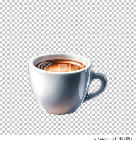 cup of coffee isolated 114498892