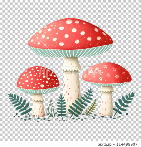 vector illustration of a mushroom 114498907