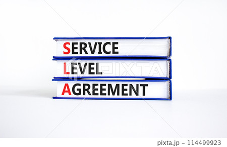 SLA service level agreement symbol. Concept...の写真素材 [114499923] - PIXTA
