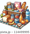 アウトドア用品のイラスト 114499995
