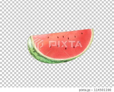 Cut watermelon watercolor Cut watermelon watercolor 114501190