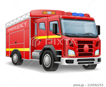 fire engine automobile car vehicle vector illustration fire engine automobile car vehicle vector illustration 114502253