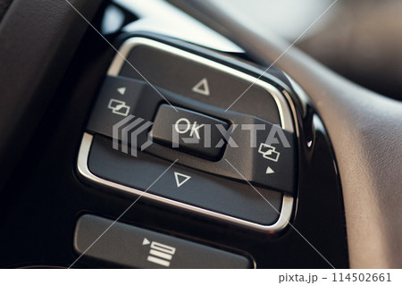 Modern car interior details 114502661