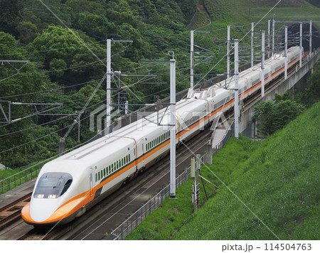 台湾高速鉄道 700T型 快官 高鐵景觀橋にて 台湾高速鉄道 700T型 快官 高鐵景觀橋にて 114504763