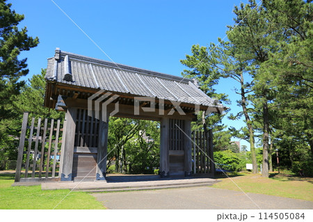 石橋記念公園内にある西田橋御門 石橋記念公園内にある西田橋御門 114505084