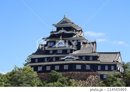 令和の大改修後の岡山城 令和の大改修後の岡山城 114505905