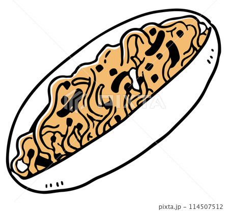 焼きそばパン単色 114507512
