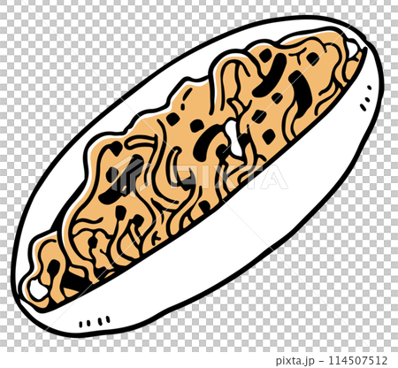 焼きそばパン単色 114507512