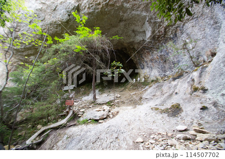 乳岩峡　目薬岩洞窟　(愛知県新城市） 114507702