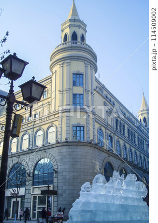 中国ハルビン・中央大街の欧風建築 / Zhongyang St., Harbin, China 114509002
