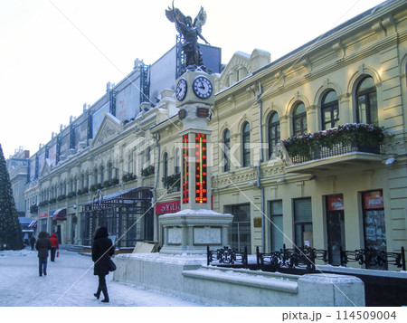 中国黒竜江省ハルビン・真冬の中央大街 / Zhongyang St., Harbin, China 中国黒竜江省ハルビン・真冬の中央大街 / Zhongyang St., Harbin, China 114509004