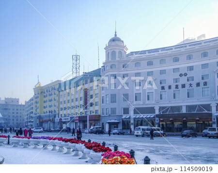 中国黒竜江省・真冬のハルビン市街 / Harbin, China 中国黒竜江省・真冬のハルビン市街 / Harbin, China 114509019