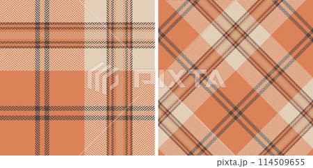 Check plaid set seamless pattern. Check plaid set seamless pattern. 114509655