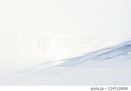 灰色の抽象波形背景イメージ　AI生成画像 114510806