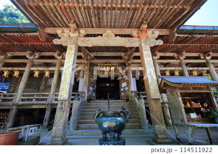 【和歌山県】那智山青岸渡寺の本堂 【和歌山県】那智山青岸渡寺の本堂 114511922