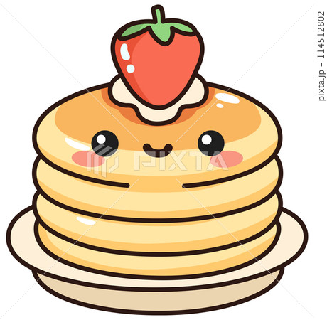 Kawaii Pancake 114512802