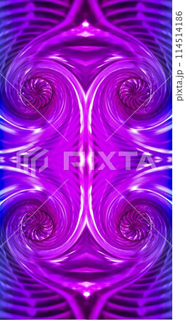 Abstract drawing.Creative background image. The swirling vortices are symmetrically located. 114514186