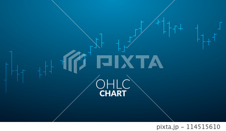 OHLC chart business line stick analytics graph infographic OHLC chart business line stick analytics graph infographic 114515610
