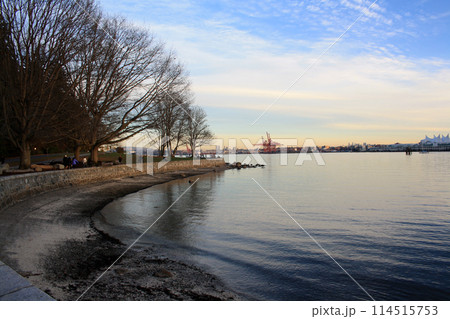 Sea wall in Stanley Park, Vancouver, British Columbia, Canada Sea wall in Stanley Park, Vancouver, British Columbia, Canada 114515753