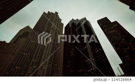 Urban Giants, Enchanting Skyscrapers Reach for the Sky in a Metropolis 114516664