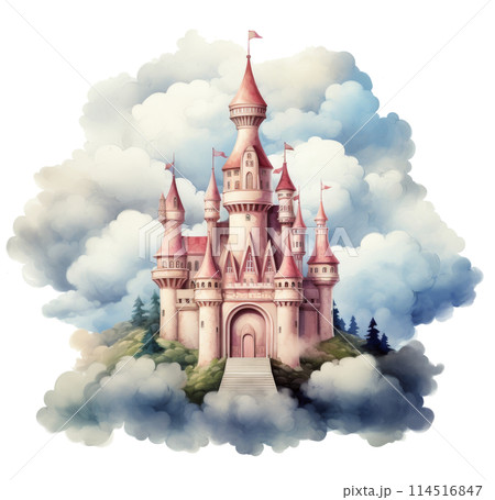 Majestic Castle in the Clouds 114516847