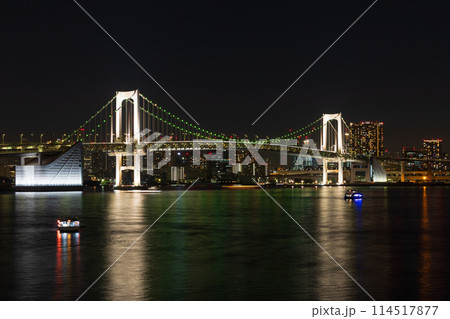 東京夜景　レインボーブリッジ 114517877
