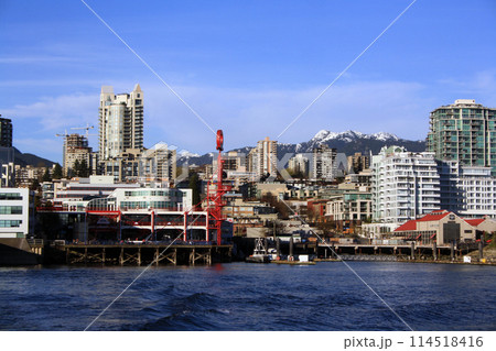 North Vancouver and Lonsdale Quay market. British Columbia, Canada 114518416