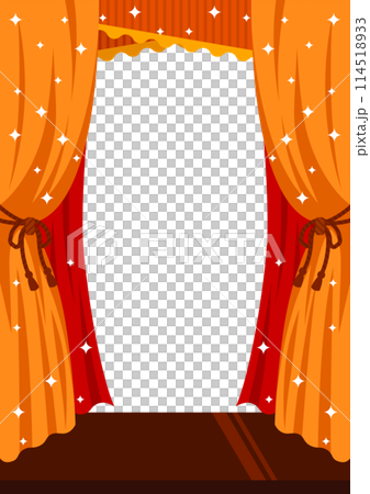 舞台背景圖橙色 114518933