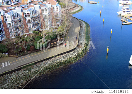 Vancouver seafront on a sunny winter day. British Columbia, Canada Vancouver seafront on a sunny winter day. British Columbia, Canada 114519152