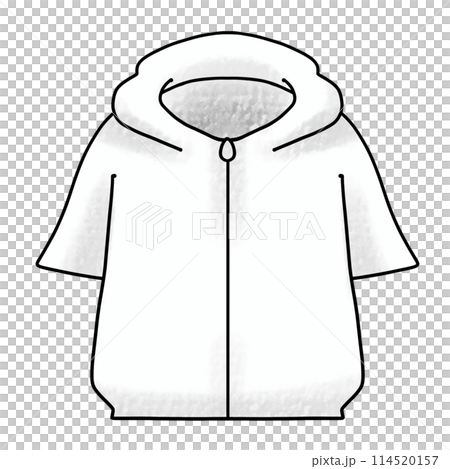 寬鬆簡約短袖帽衫模擬款式 114520157