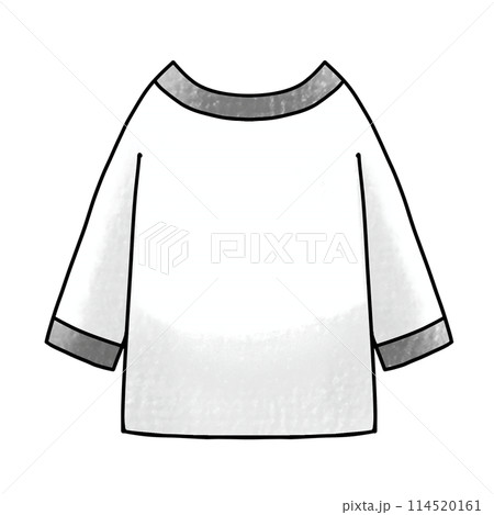 ゆるめシンプル七部丈シャツ2　アナログ風 114520161